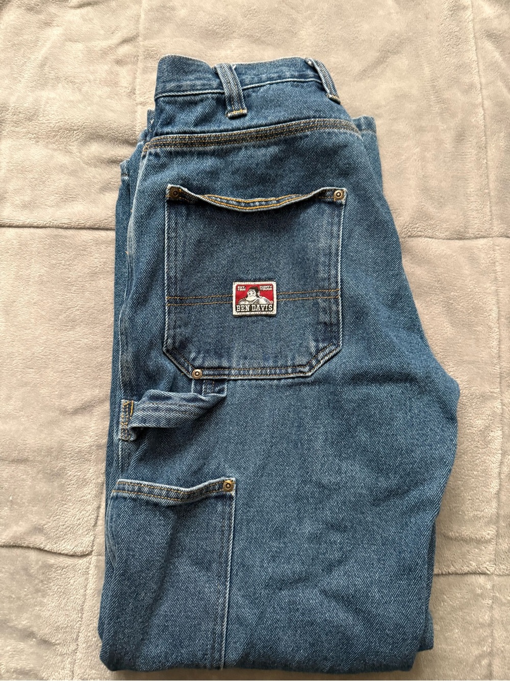 Ben Davis Relaxed Fit Dark Blue Carpenter Jeans